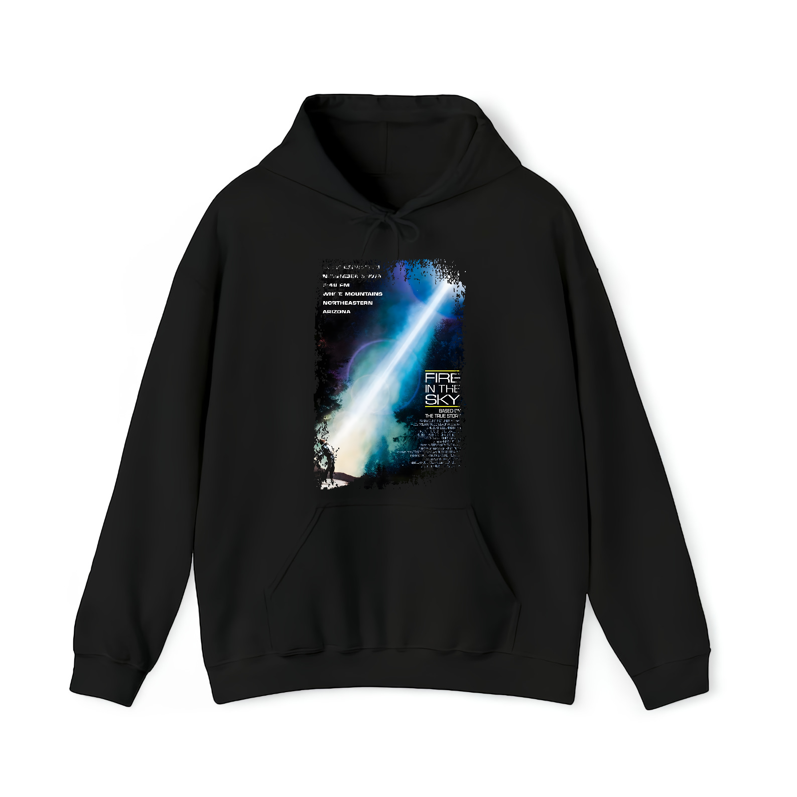 Fire in the Sky - Movie Poster inspired Unisex Black Shirt
