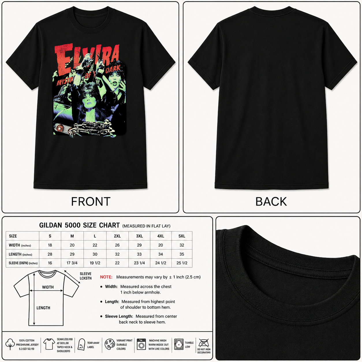 Elvira Mistress Of The Dark 80S Horror Shirt - HQ