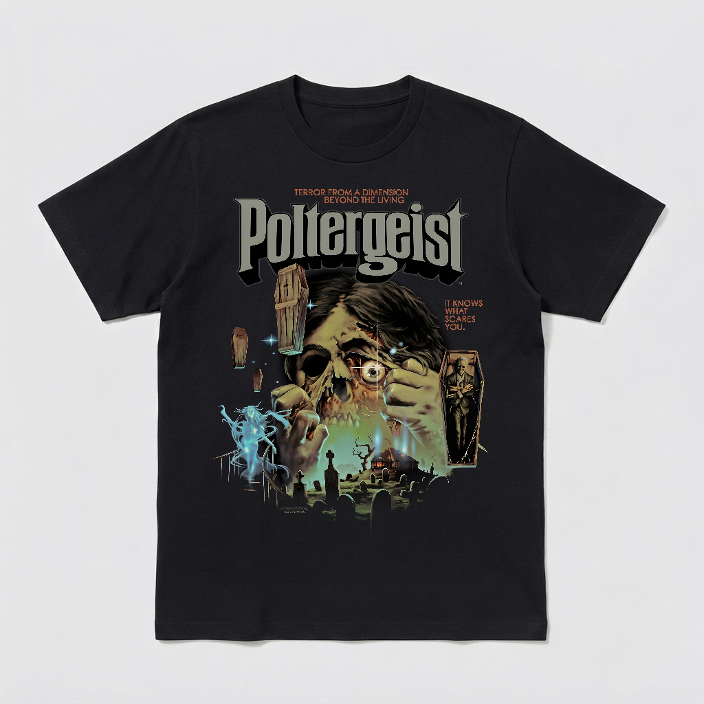 Poltergeist Shirt Classic Horror Movie Vintage Graphic Shirt - HQ