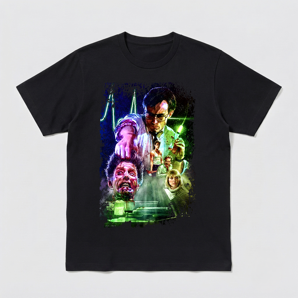 Re-Animator - Movie Poster Inspired Unisex Black Shirt
