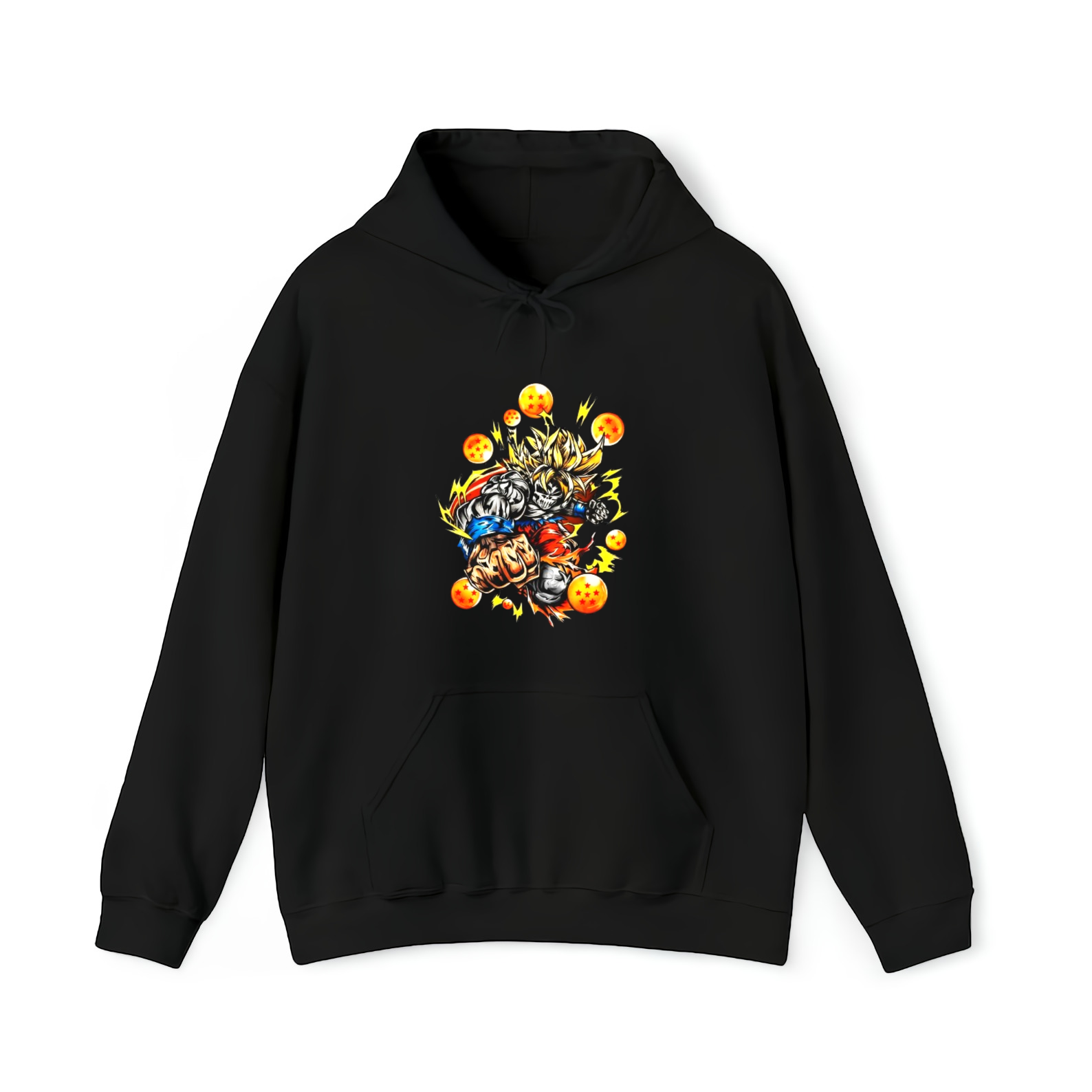 Vintage Anime Warrior Skull Graphic Tee Black Shirt