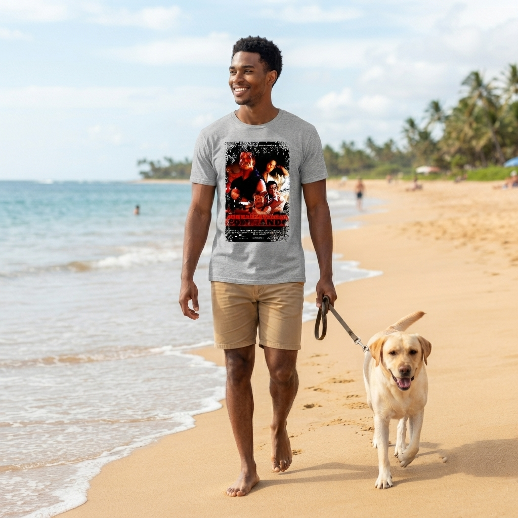 Commando - Movie Poster Inspired Unisex Black T-Shirt - HQ