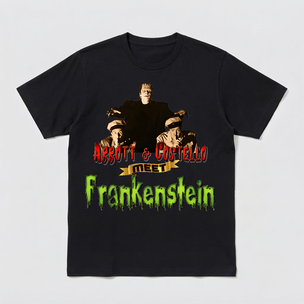 Abbott And Costello Meet Frankenstein Classic Horror Comedy Shirt