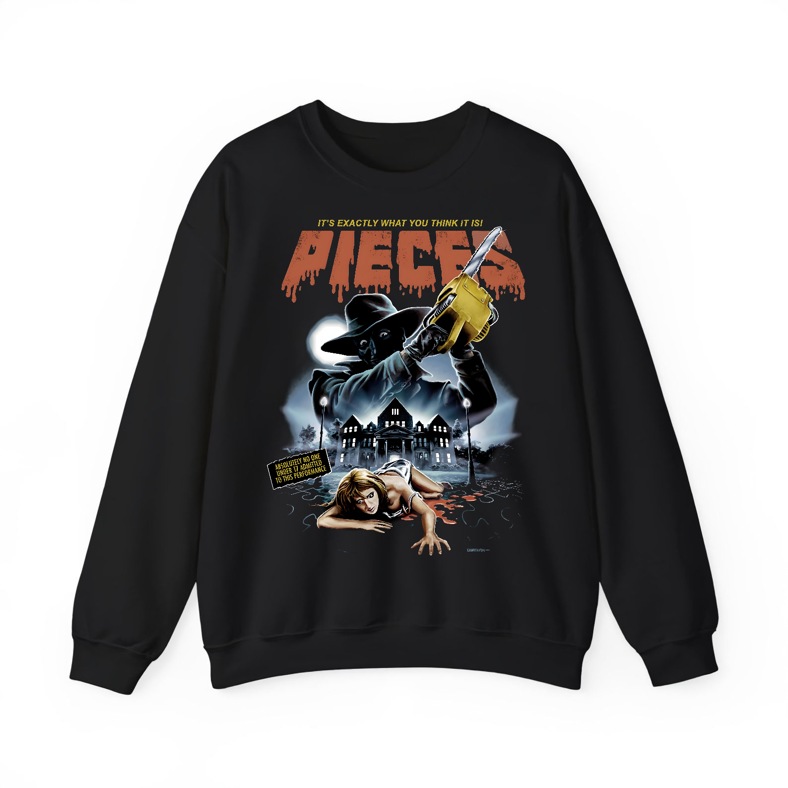 Pieces Horror Movie Shirt Black S-3XL-TH82023
