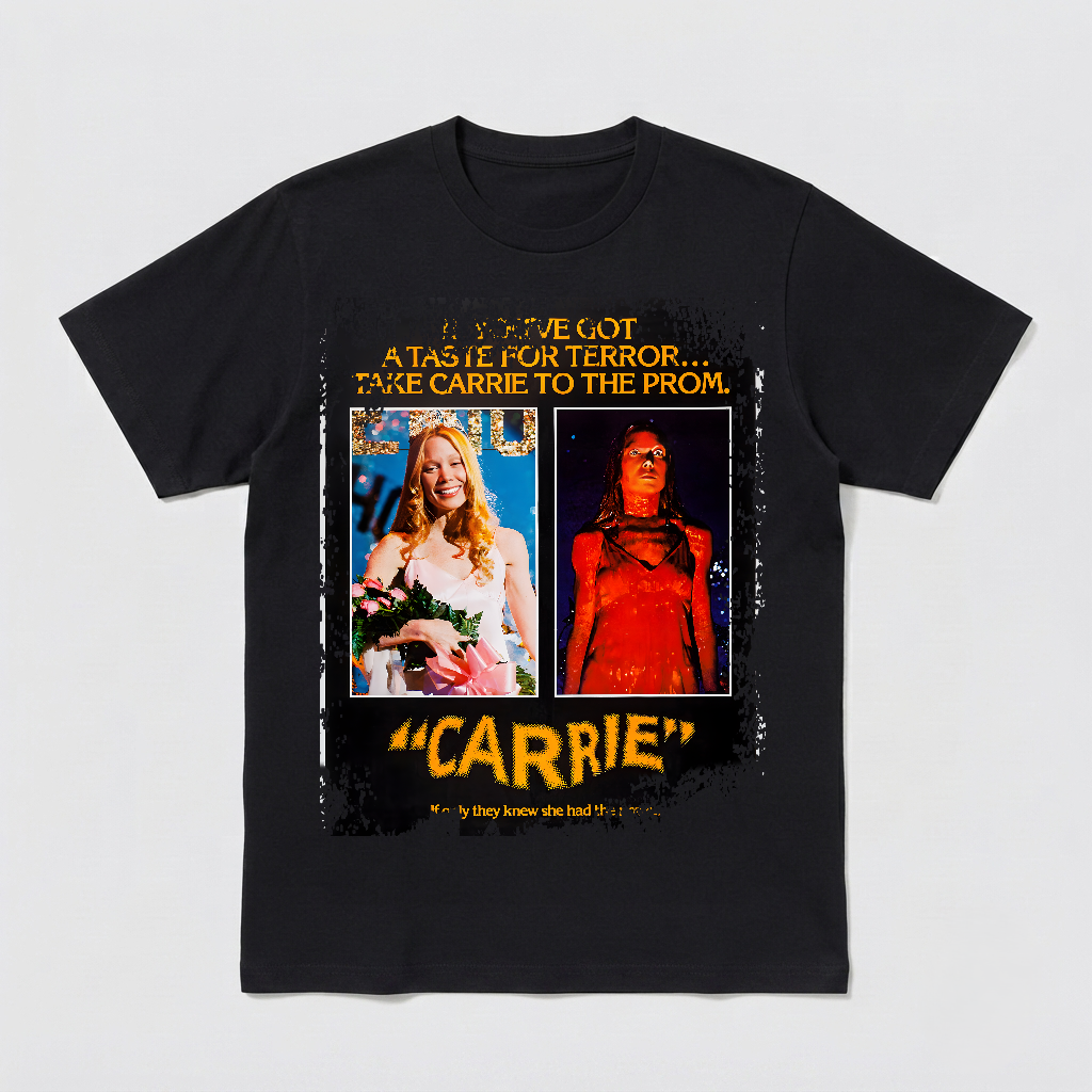Carrie - Movie Poster Inspired Unisex Black Shirt