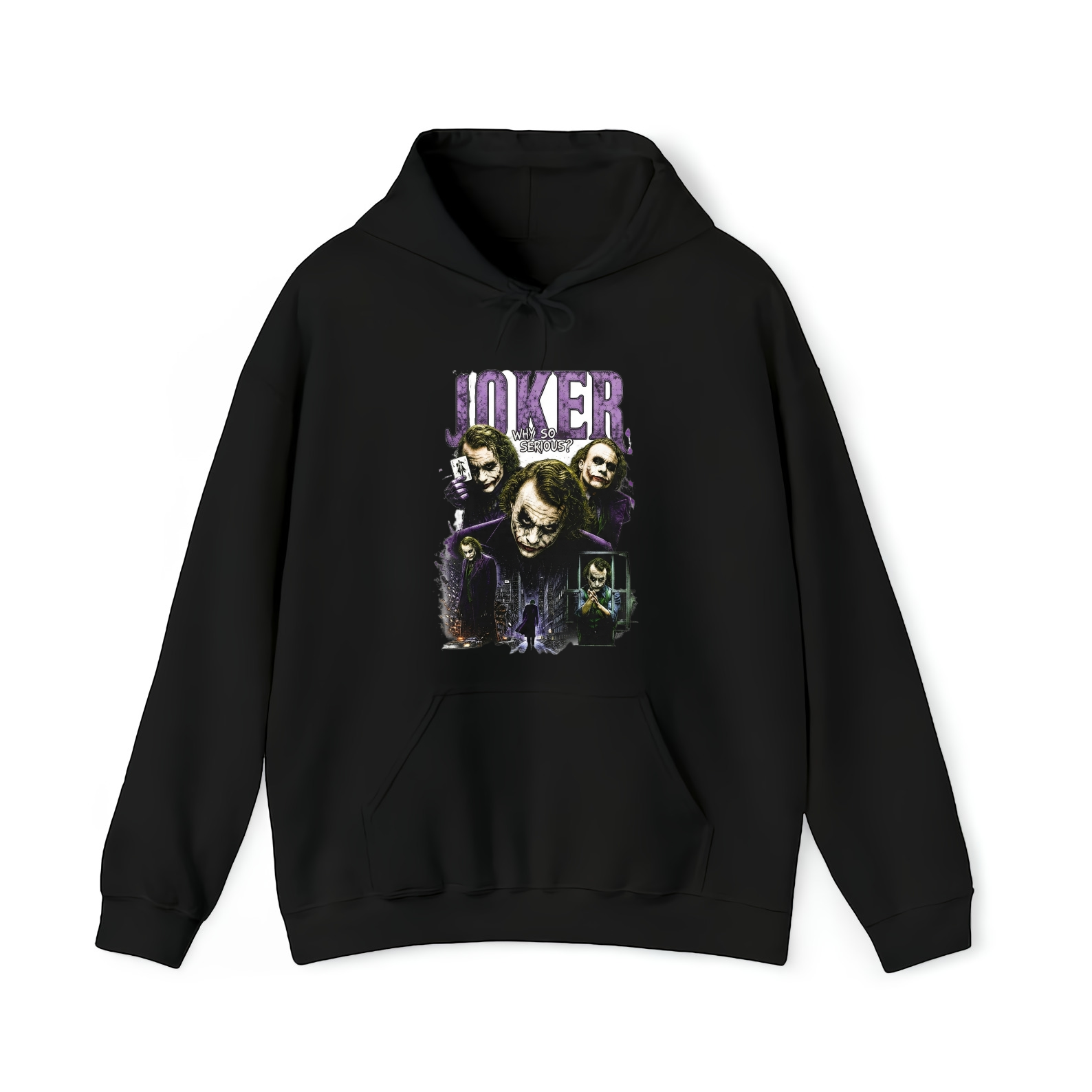 Joker Why So Serious Graphic Art Shirt Vintage Movie Tee for Fans