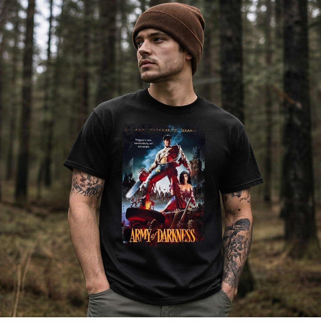 Army of Darkness - Movie Poster Inspired Unisex Black Shirt