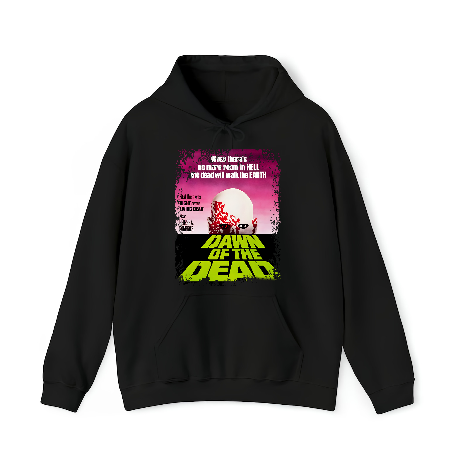Dawn of the Dead - Movie Poster Inspired Unisex Black T-Shirt - HQ