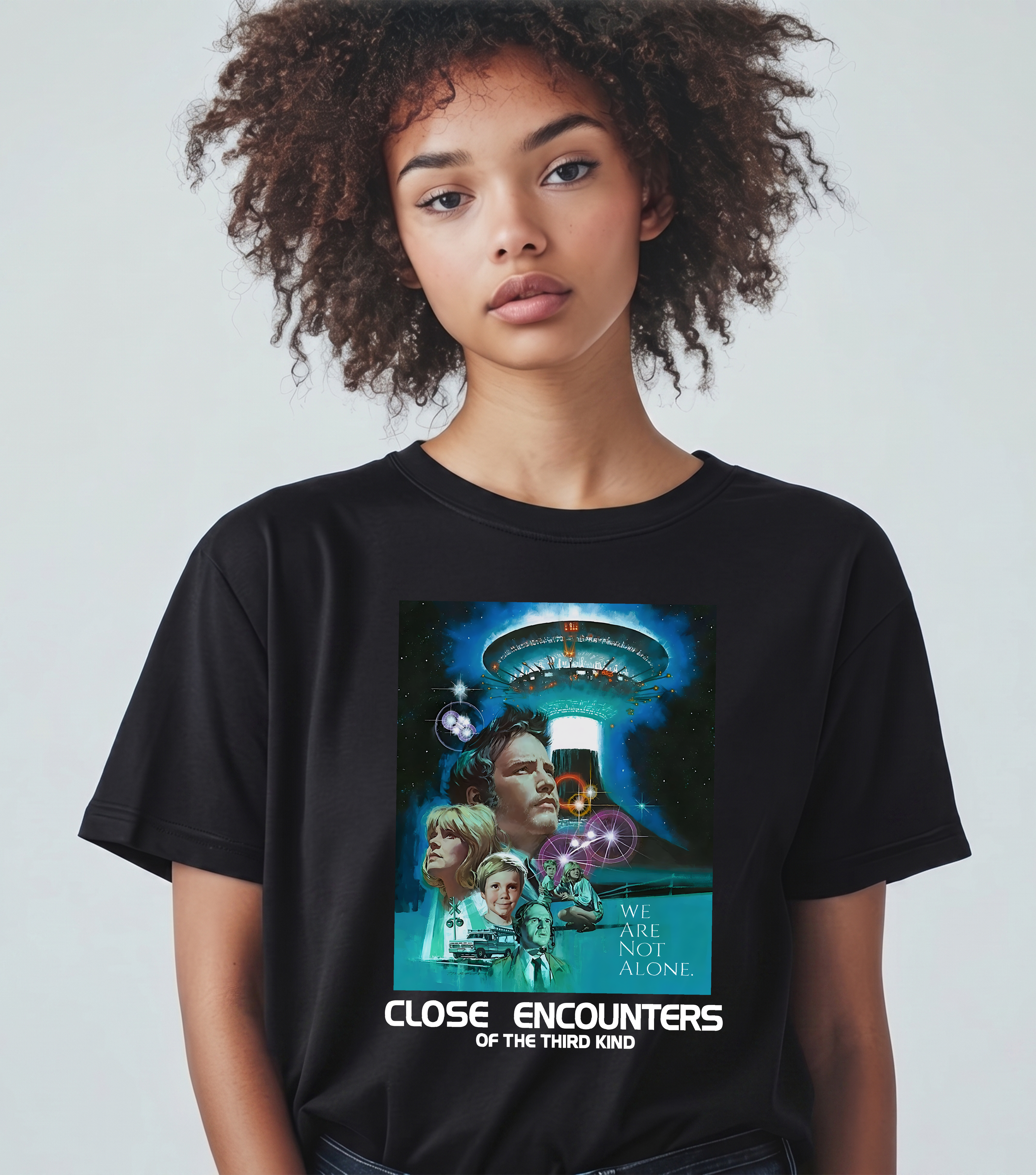 Close Encounters of the Third Kind T Shirt - 70's Spielberg Classic Retro Tee-TH82084