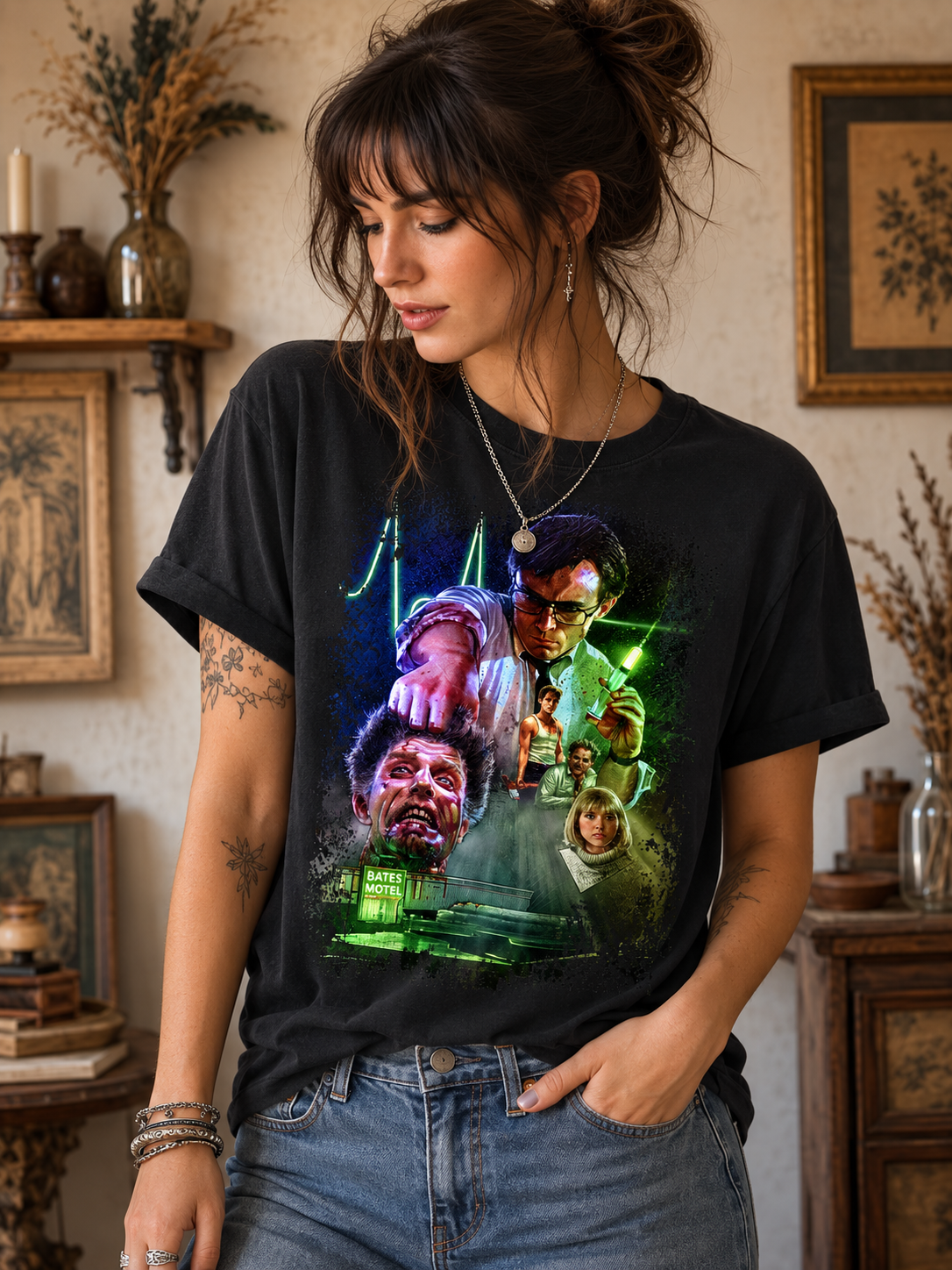 Re-Animator - Movie Poster Inspired Unisex Black Shirt