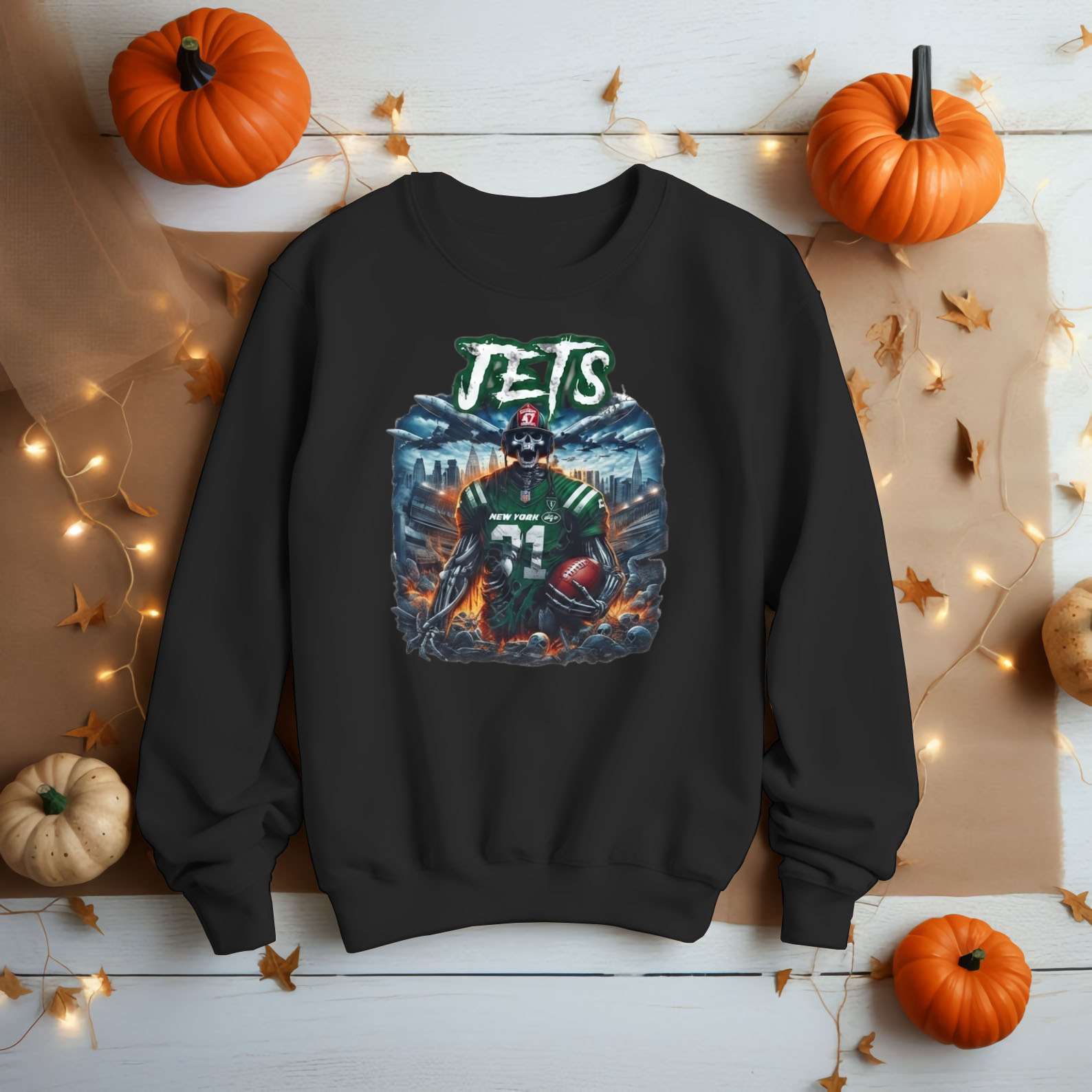 New York Jets Horror Mash Up Shirt