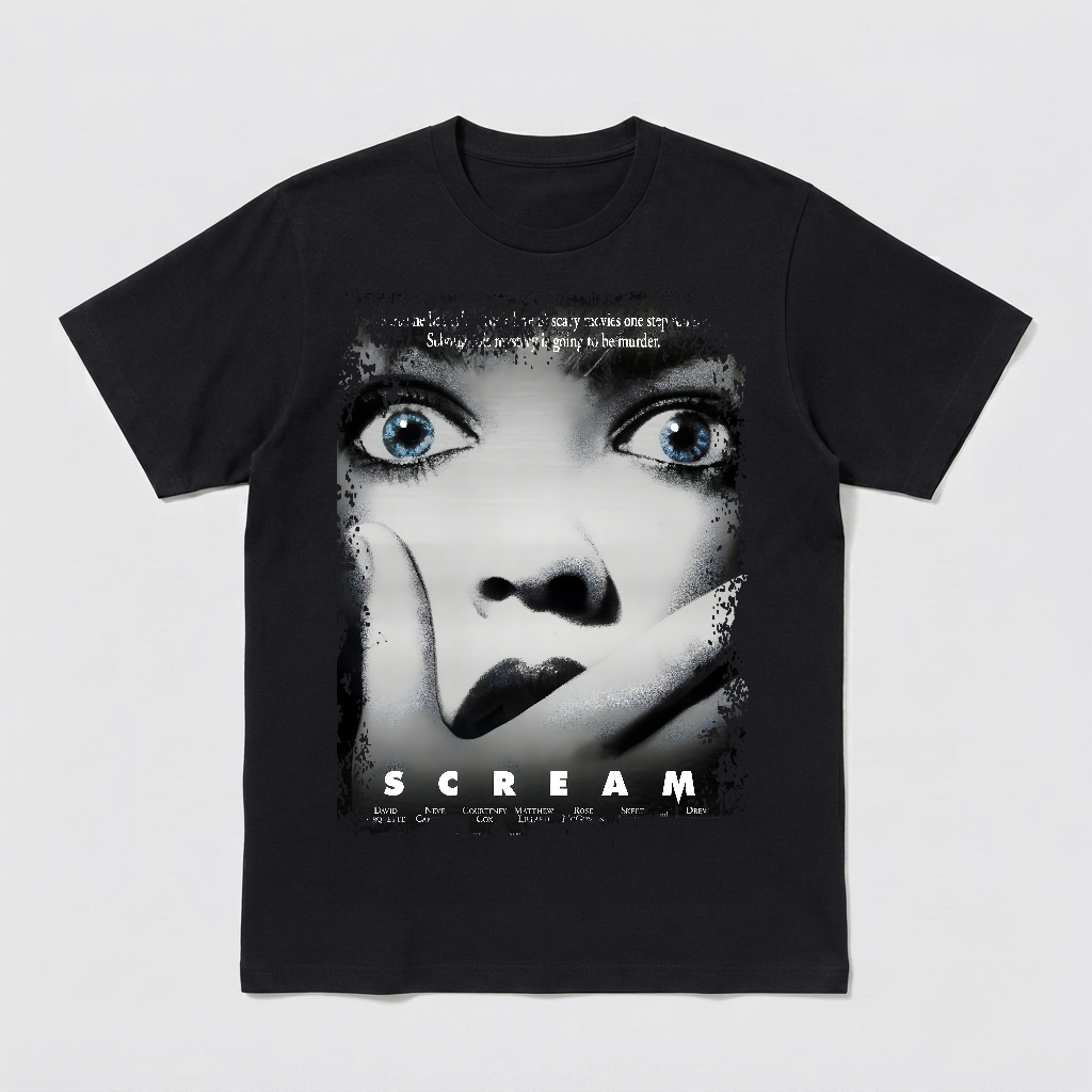 Scream - Movie Poster Inspired Unisex Black Shirt
