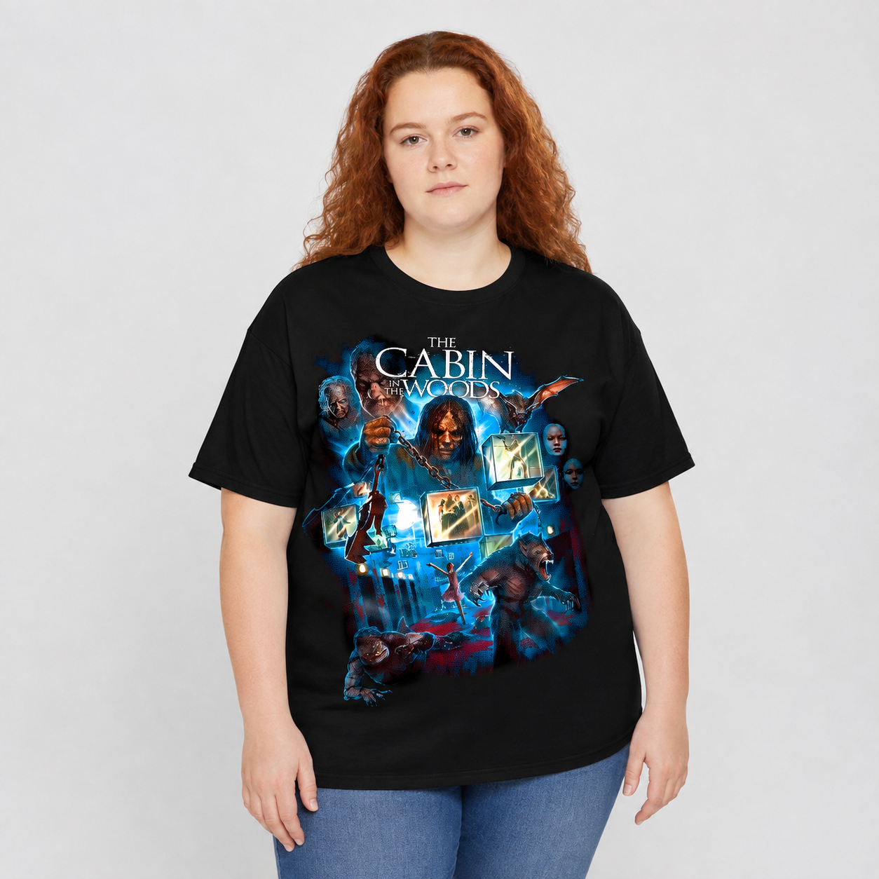 The Cabin In The Woods Movie Horror T-Shirt Black S-3Xl-TH82004