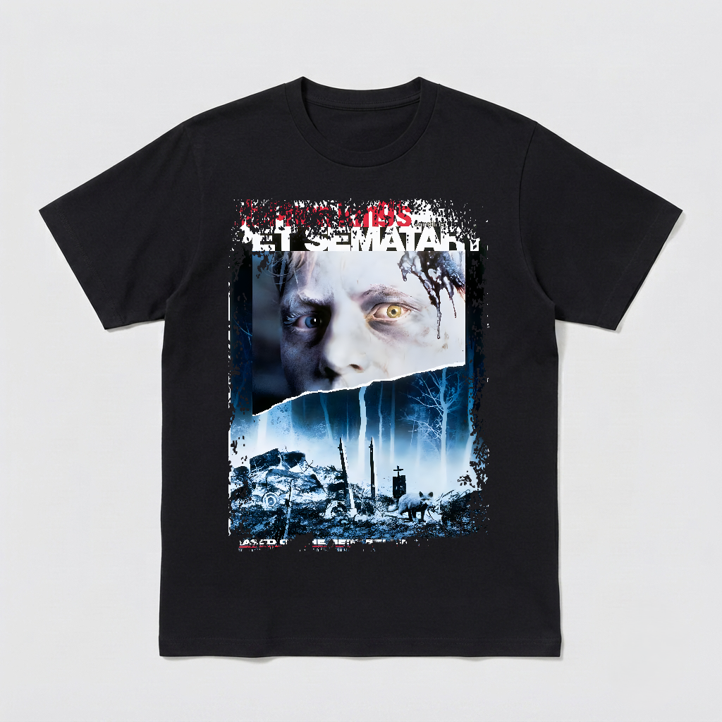 Pet Sematary - Movie Poster Inspired Unisex Black Shirt