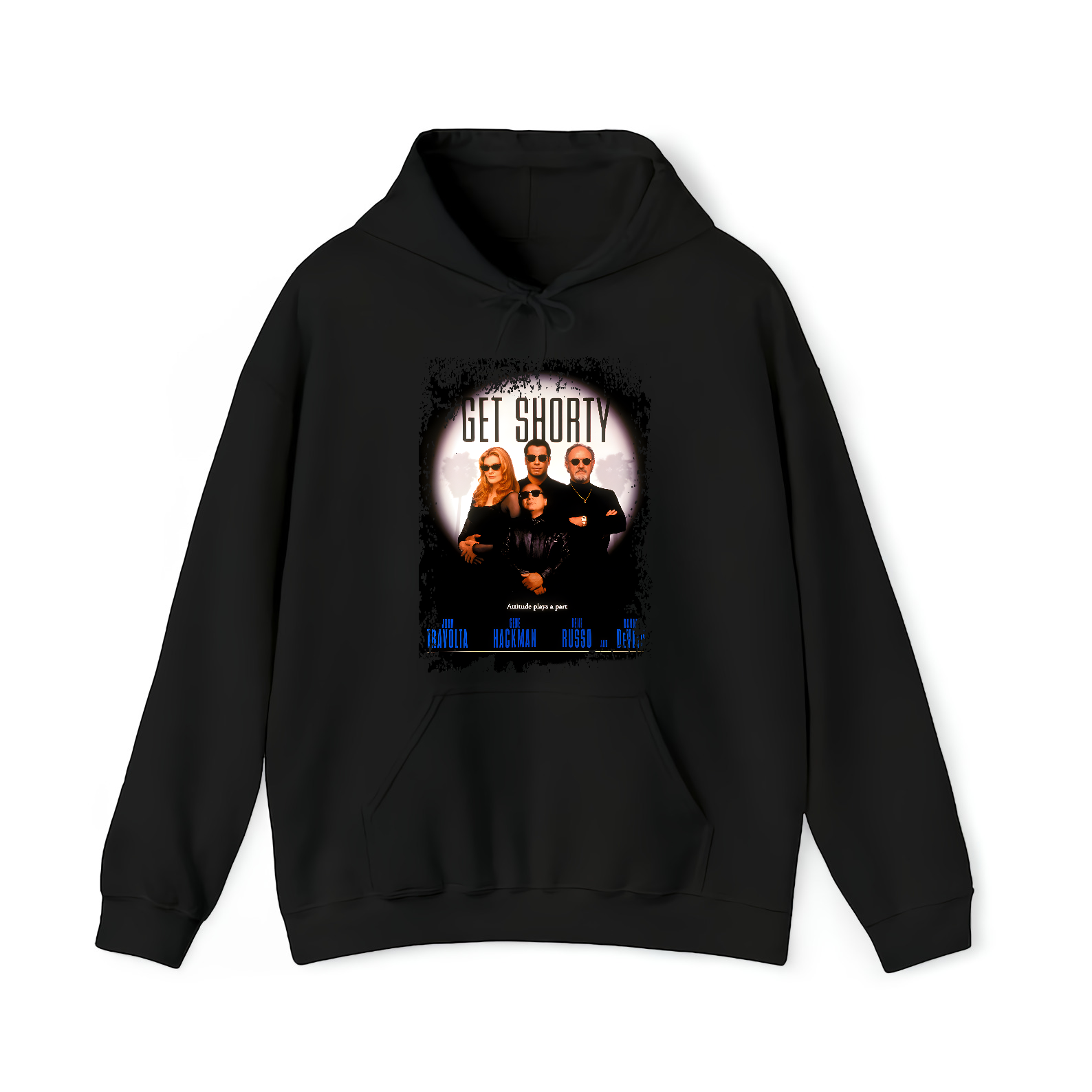 Get Shorty - Movie Poster Inspired Unisex Black Shirt