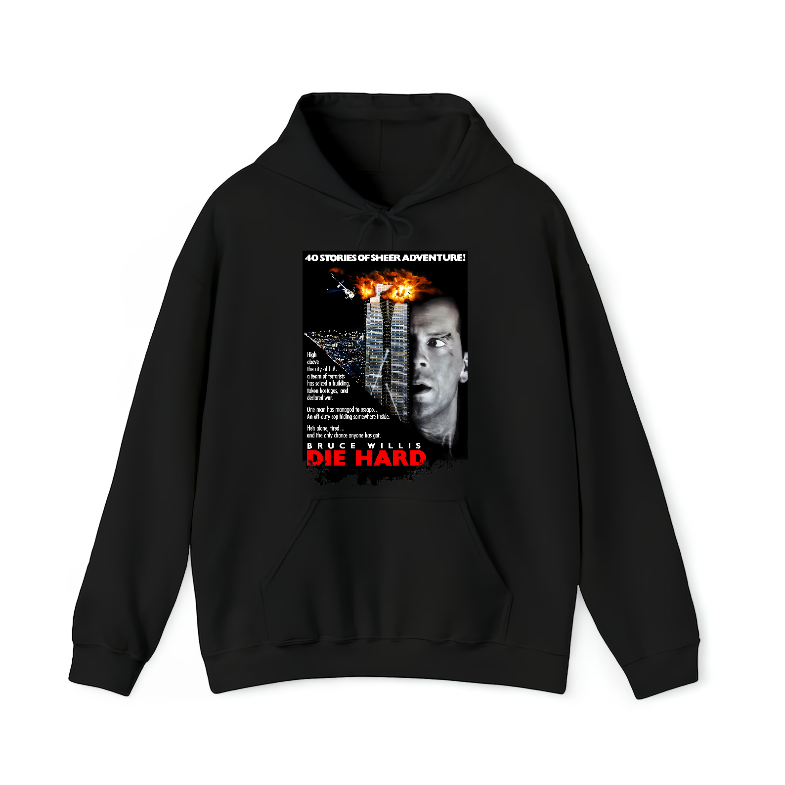 Die Hard - Movie Poster Inspired Unisex Black Shirt