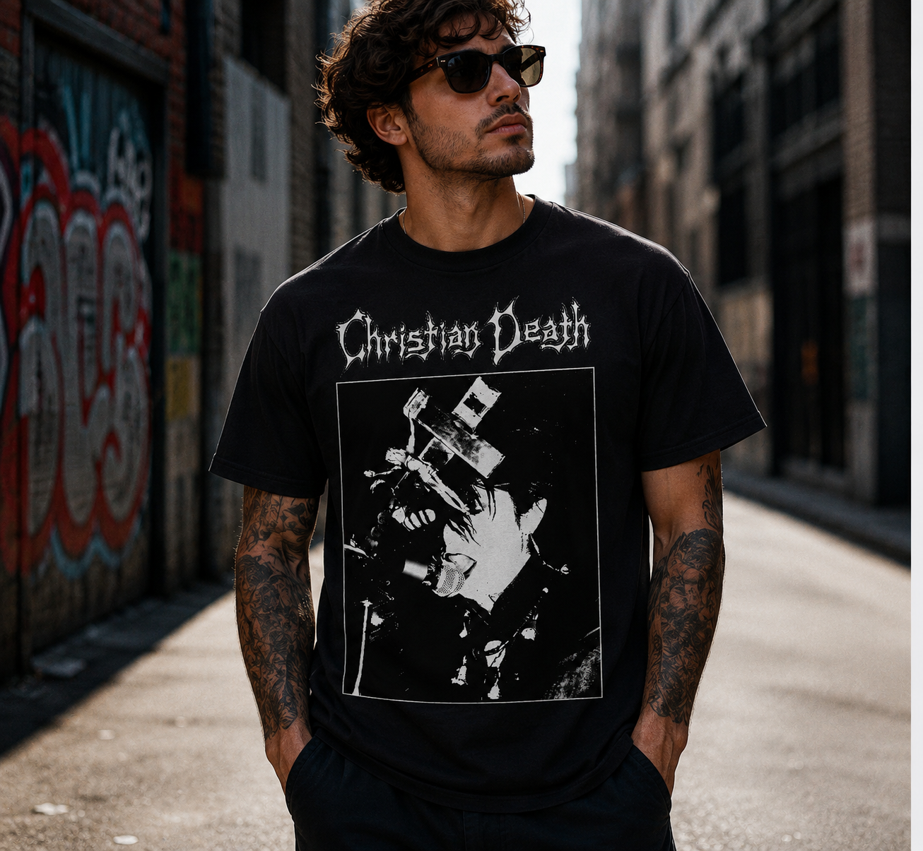 Christian Death T-Shirt, Cotton Black shirt, Unisex Tee