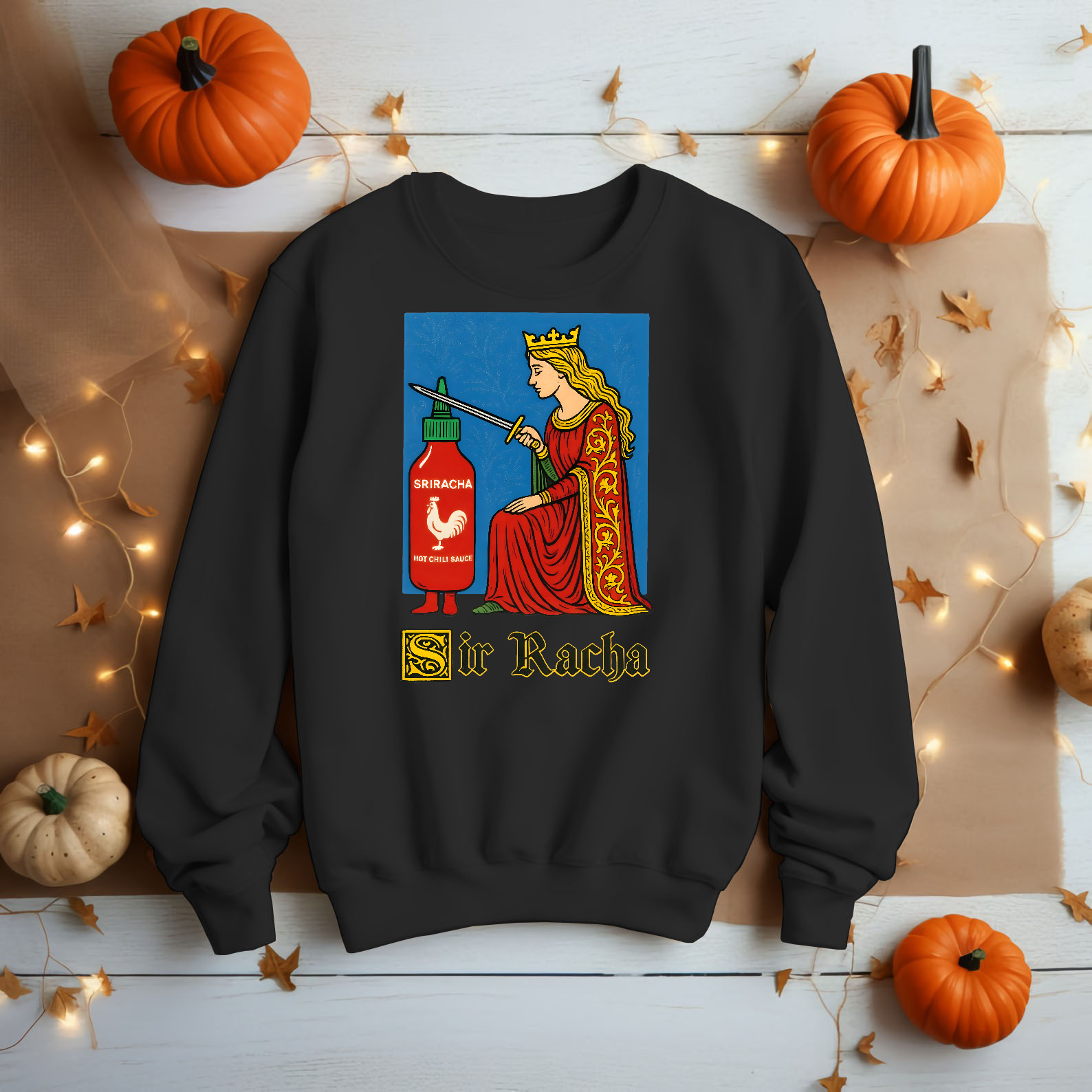 Sir Racha Funny Knight Meme Shirt,Sir Loin Edgy Dark Humor Tshirt for Men Women,Vintage Sriracha Top,Gen Z Humor Shirt,Sarcastic Tee