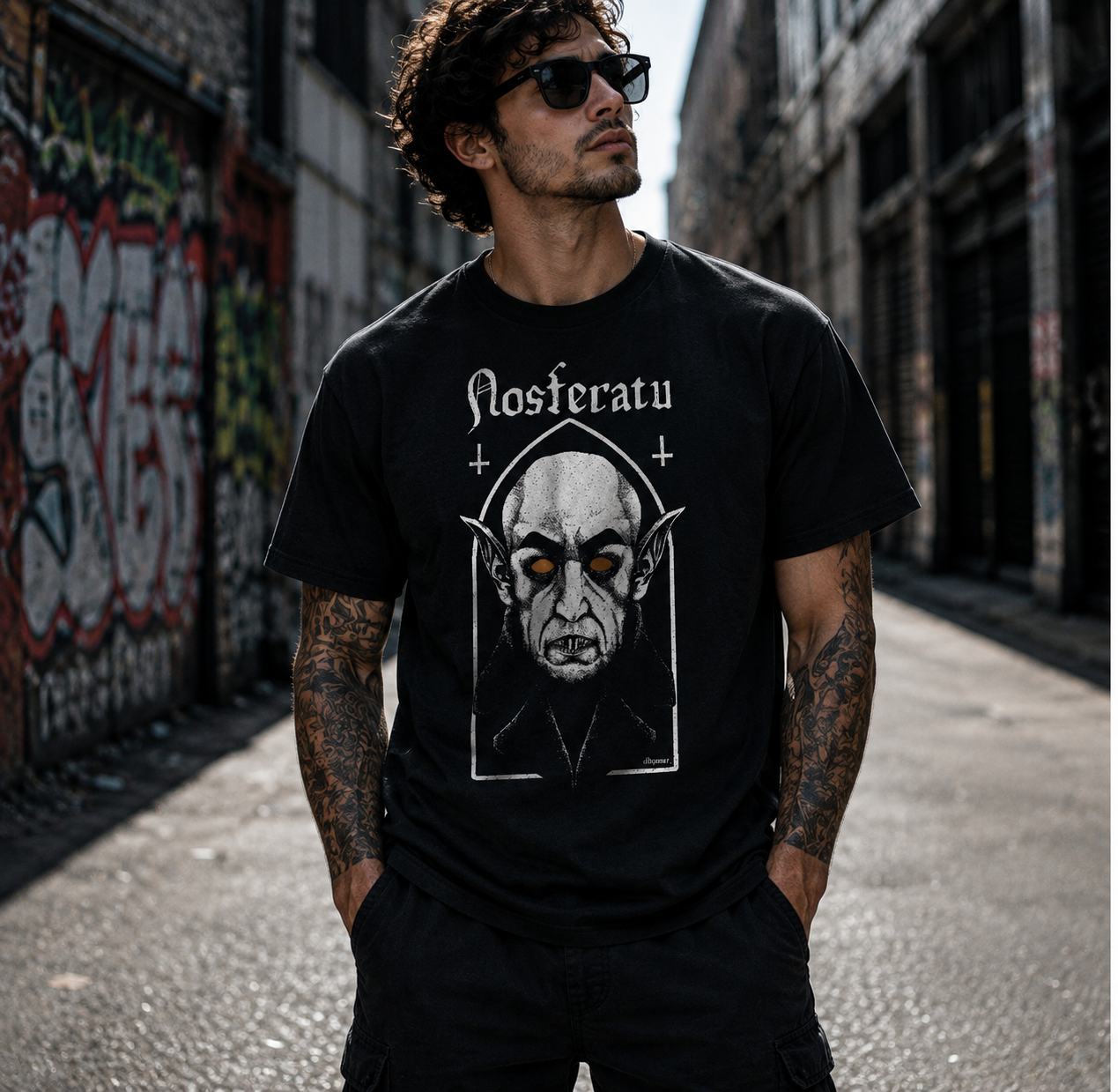 Nosferatu Horror T-Shirt Black S-3XL-TH82022
