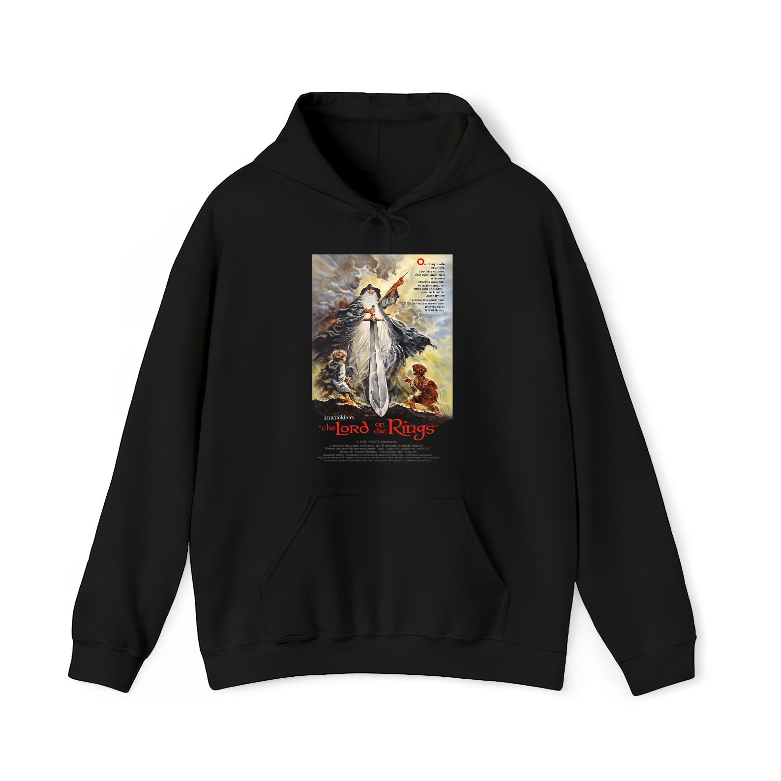 LORD OF THE RINGS 1978 Animated Movie Poster Unisex & Kids Shirt Vintage Retro Tolkien - HQ