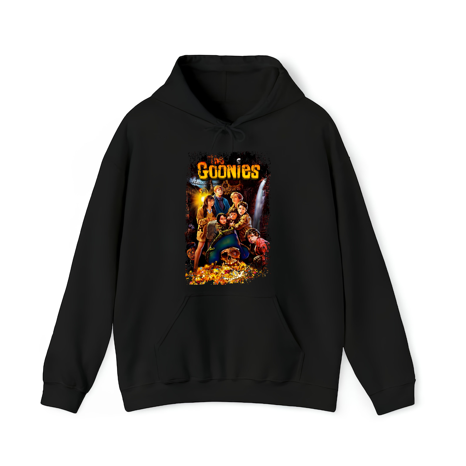 The Goonies - Movie Poster Inspired Unisex Black Shirt - HQ