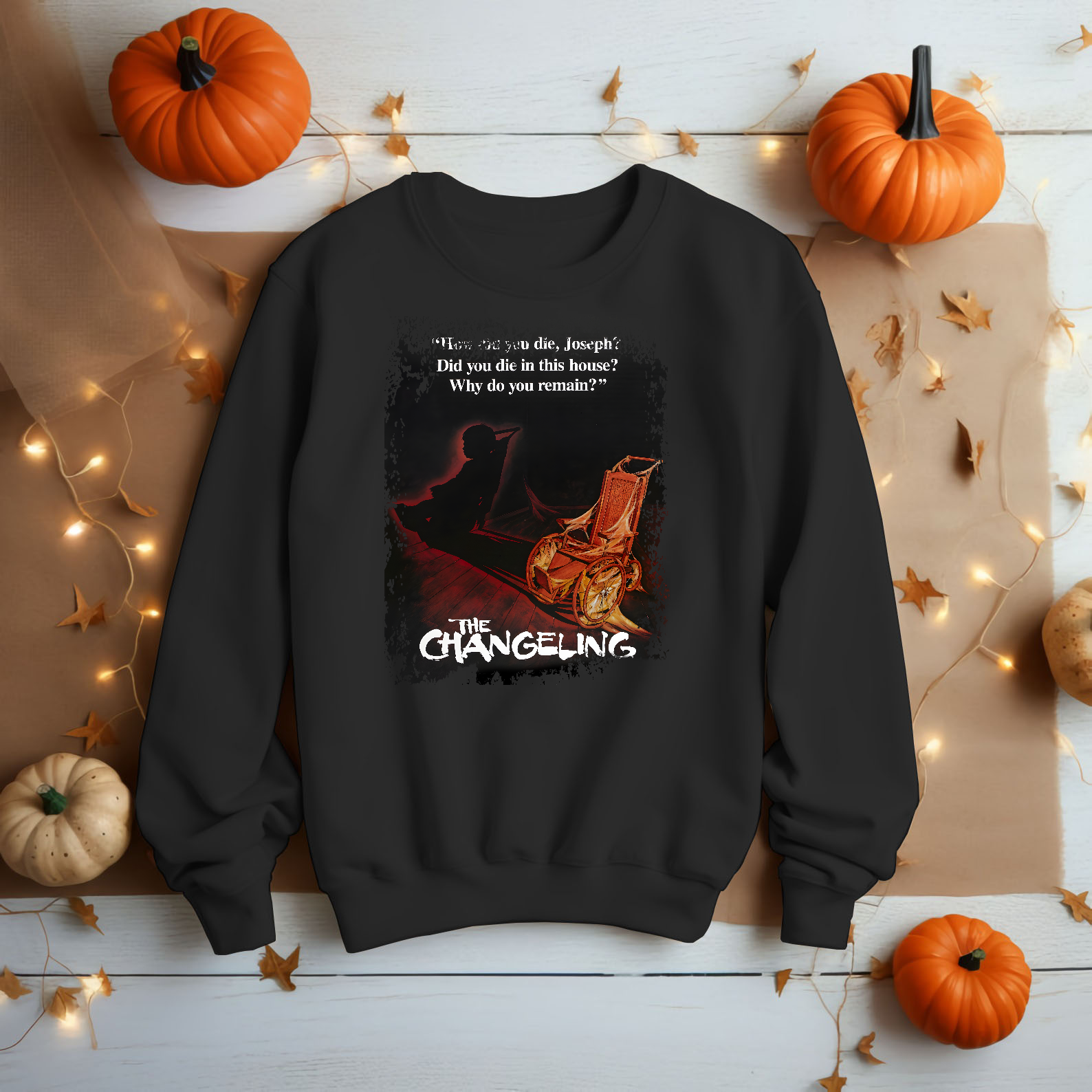 The Changeling - Movie Poster Inspired Unisex Black Shirt