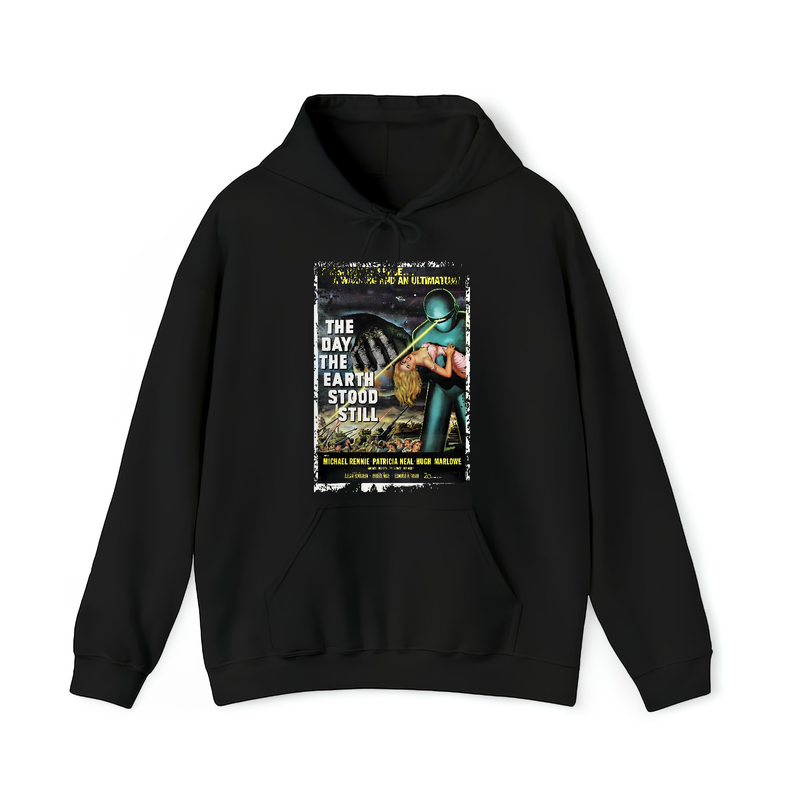 The Day the Earth Stood Still (1951) -Movie Poster inspired Unisex Black Shirt