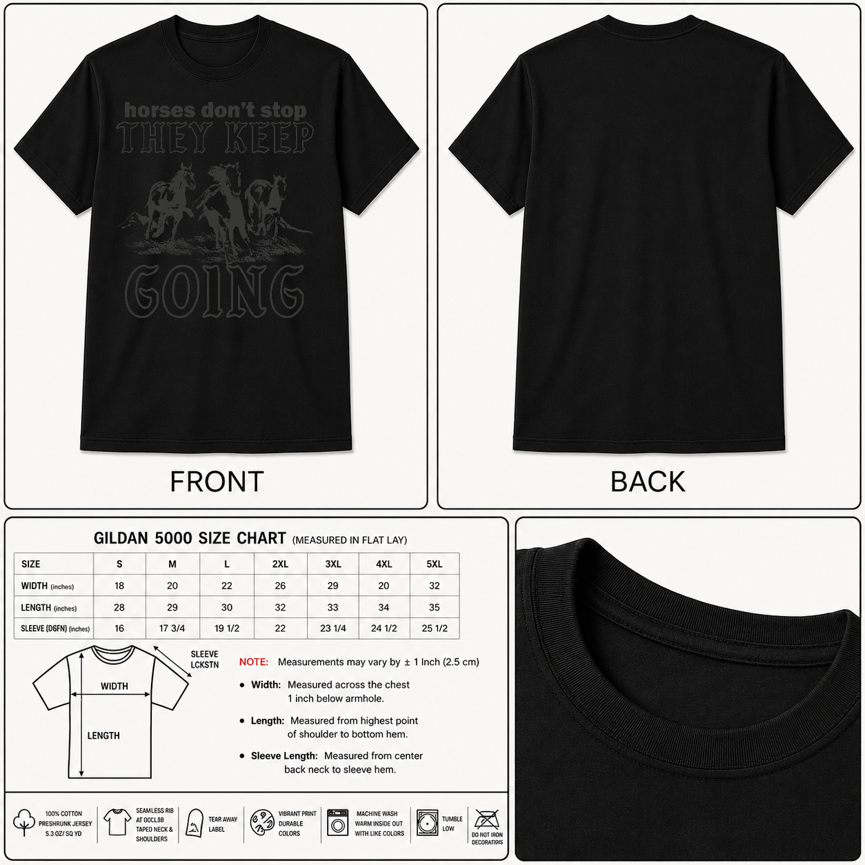 Horses Don't Stop They Keep Going Funny Meme T-shirt, Lyrics Parody Tee, Ironic Shirts, Unhinged Clothes, Comfort Colors