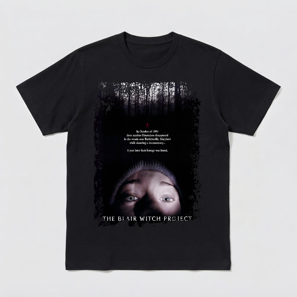 The Blair Witch Project - Movie Poster Inspired Unisex Black Shirt