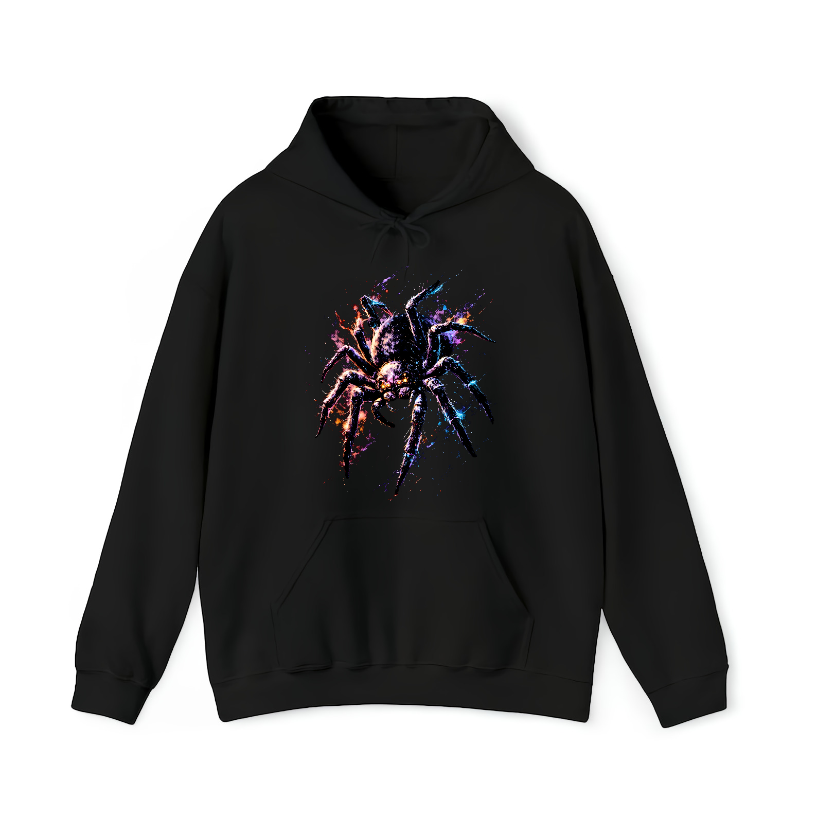 Cosmic Tarantula Giant Spider Unisex Black Shirt