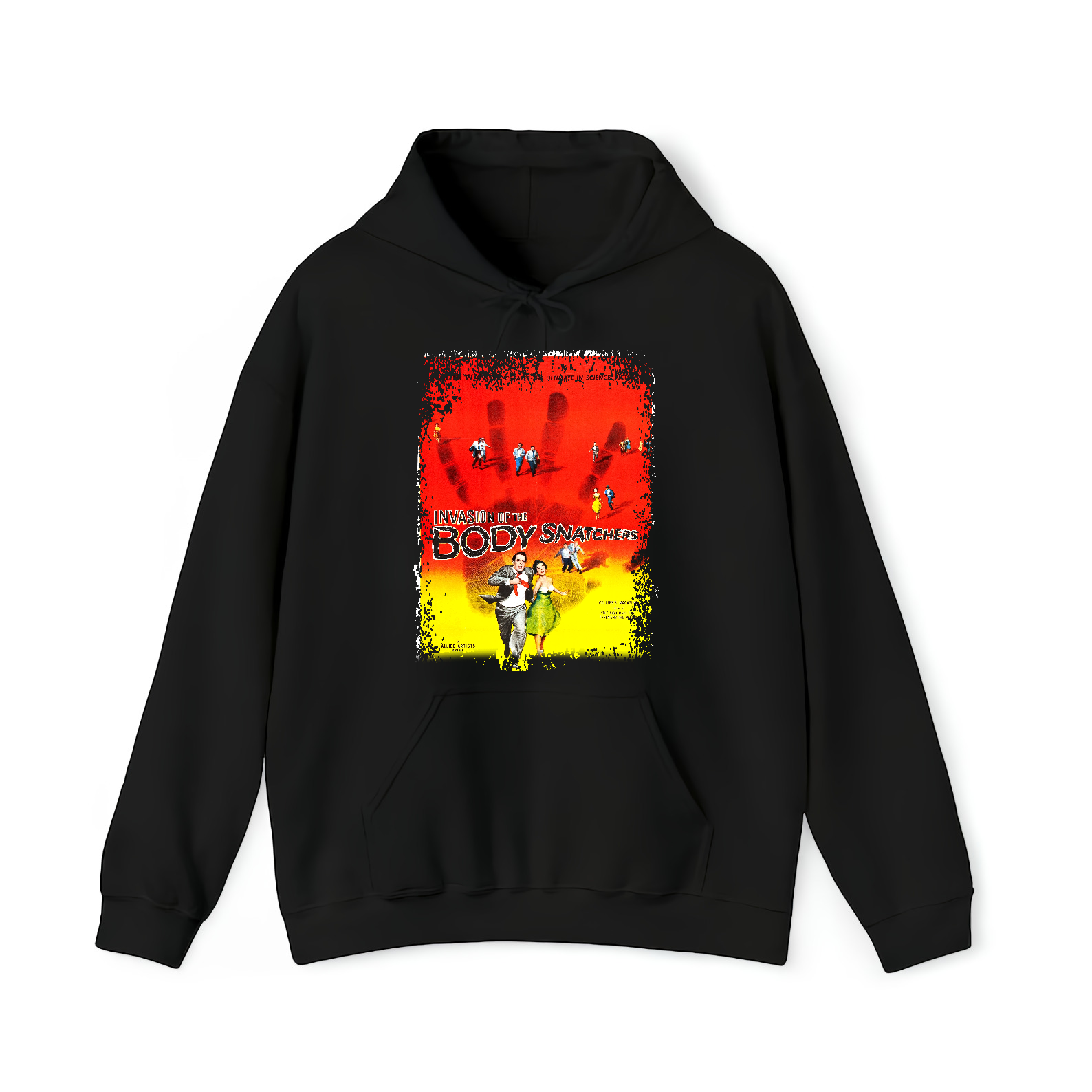 Invasion of the Body Snatchers - Movie Poster inspired Unisex Black T-Shirt - HQ