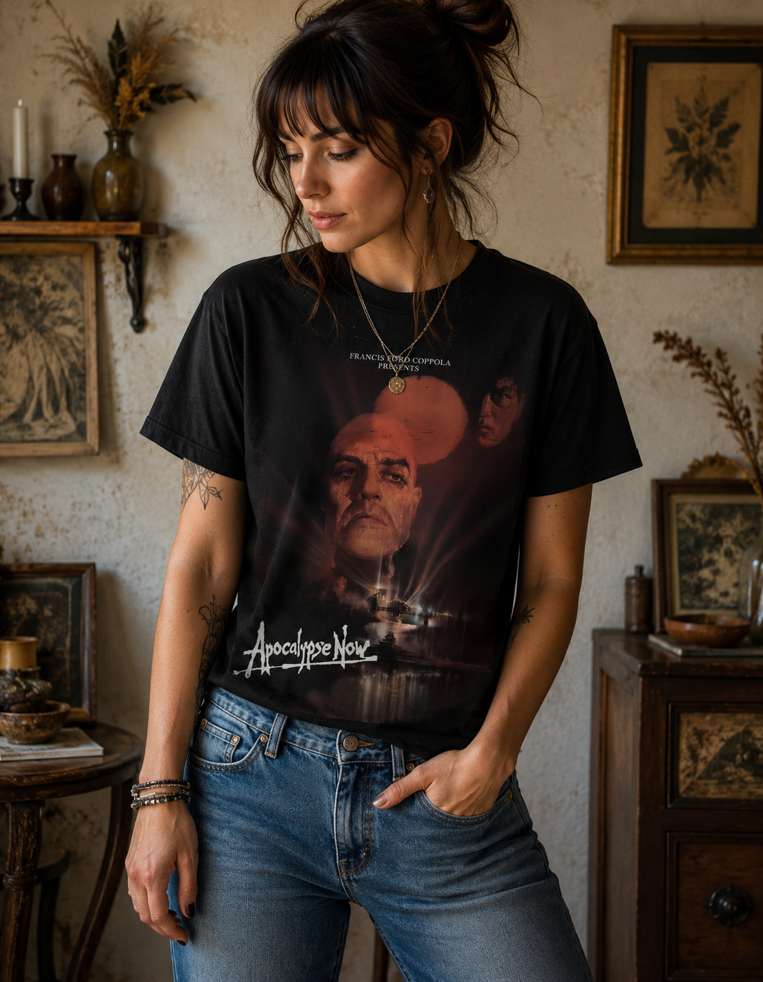 Apocalypse Now - Movie Poster Inspired Unisex Black Shirt