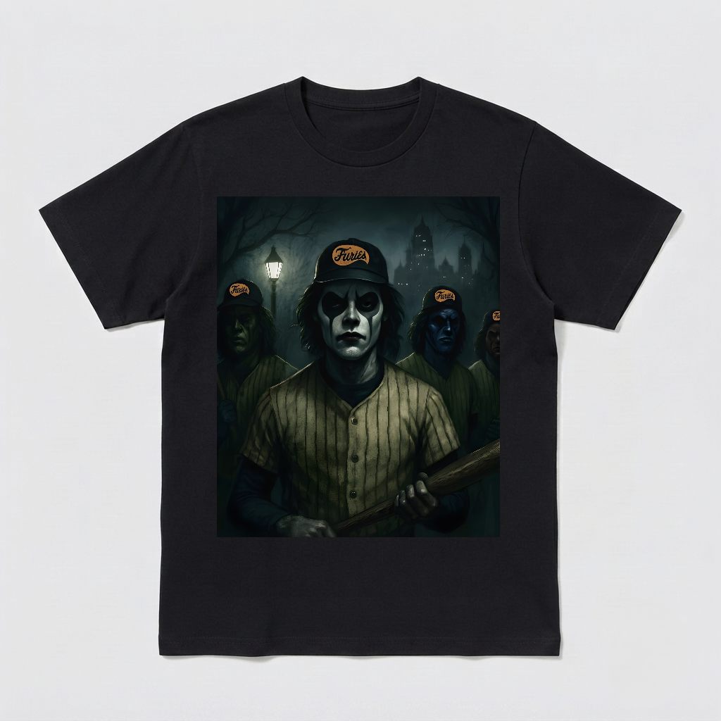 Baseball Furies T Shirt - The Warriors Graphic Art Gang Tee - New-TH82087