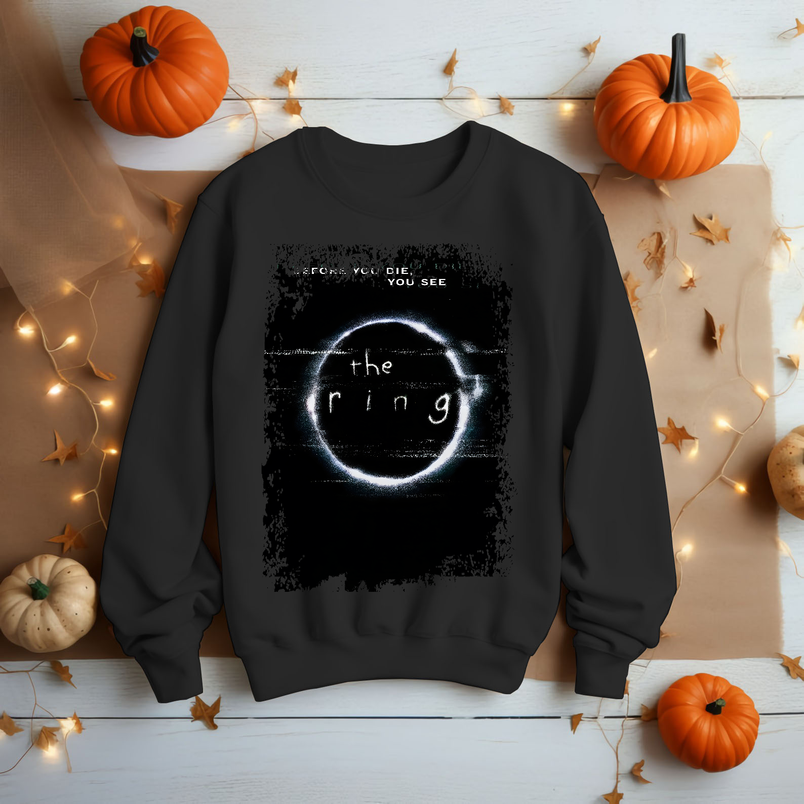 The Ring - Movie Poster Inspired Unisex Black Shirt