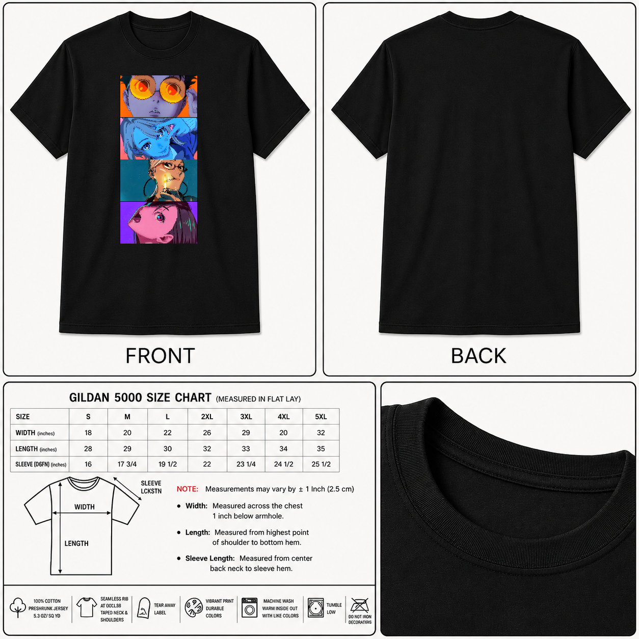 Dandadan Anime Shirt Takakura Ken Momo Ayase Gift Unisex All Sizes Okarun OP