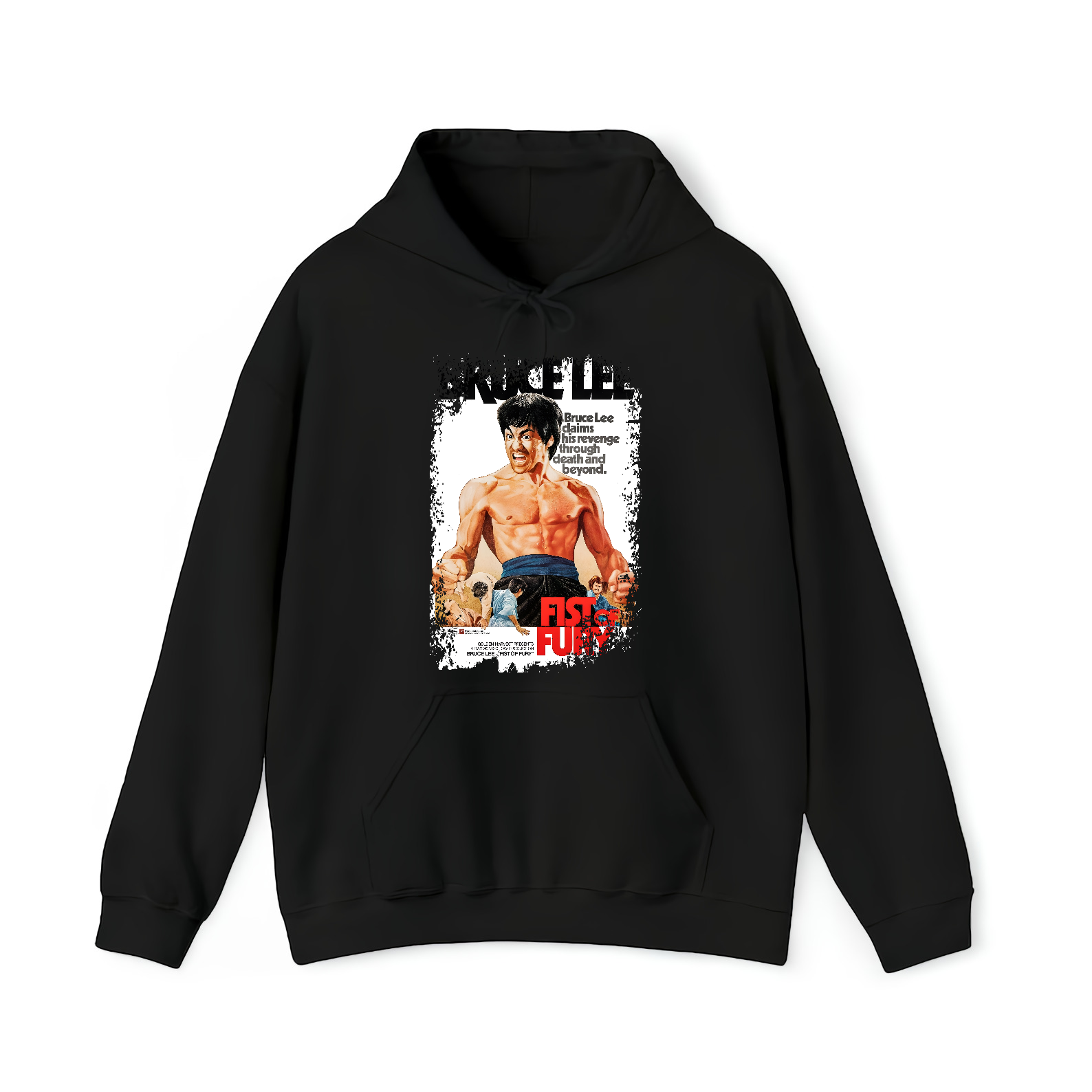 Fist of Fury - Movie Poster Inspired Unisex Black Shirt