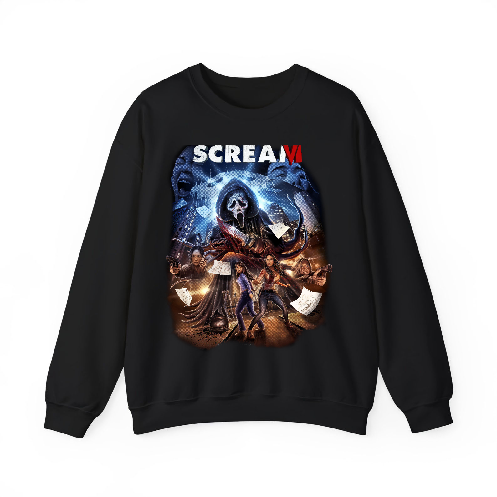 Scream VI Horror T-Shirt Black S-3XL -TH82014