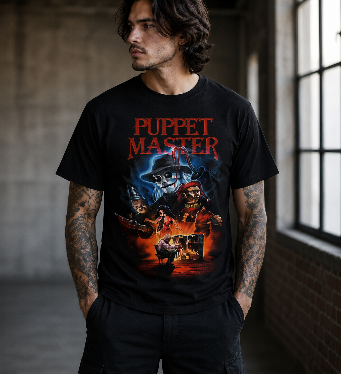 Puppet Master Movie Horror T-Shirt Black S-3XL-TH82003