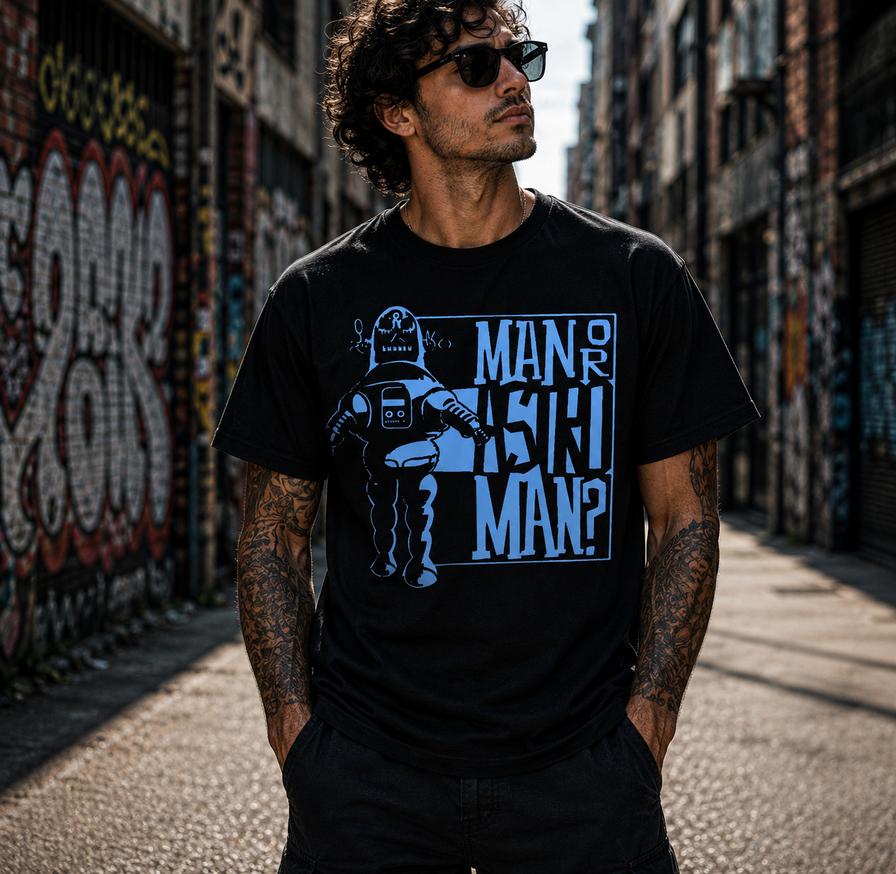 Man or Astroman shirt, Unisex Tee