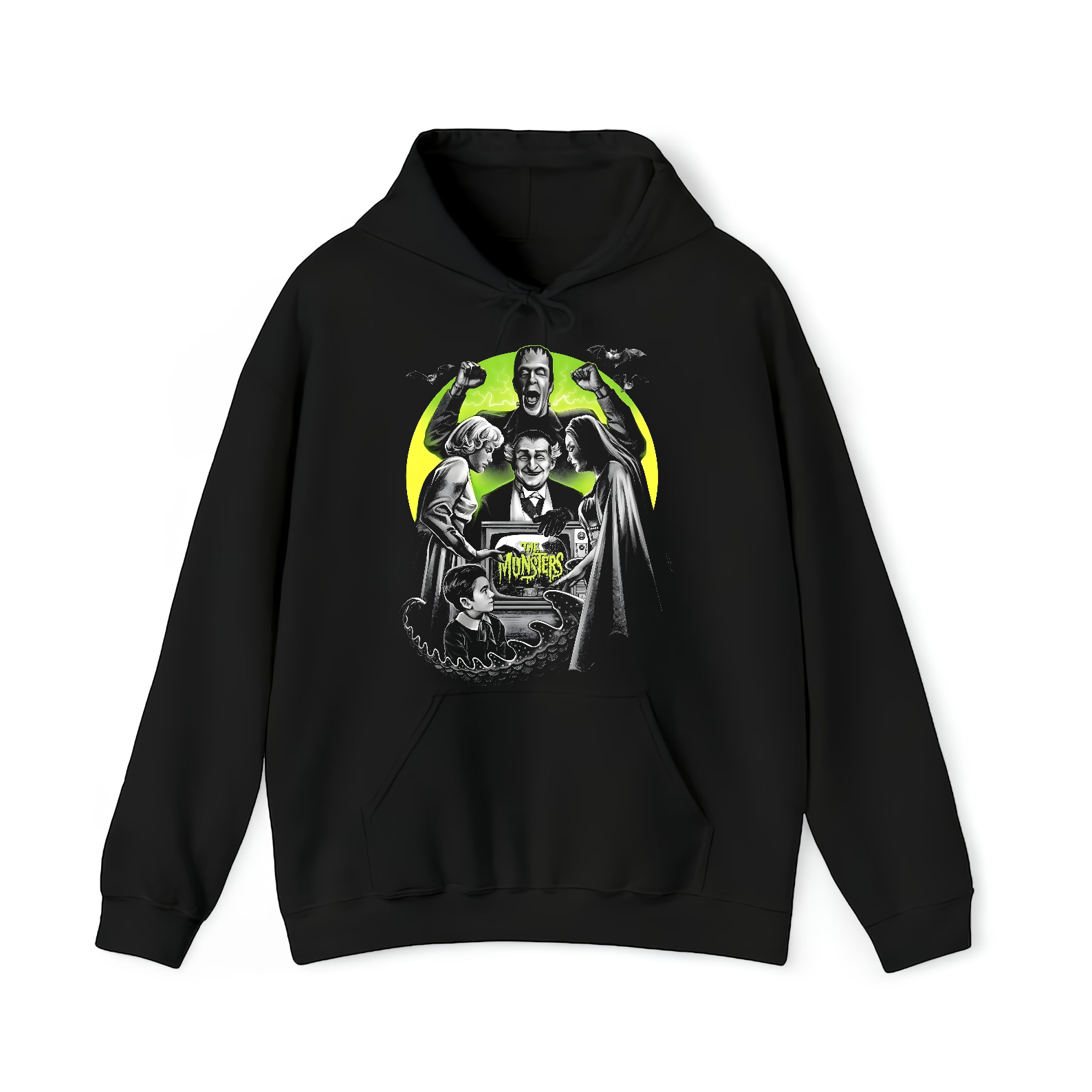 The Munsters Horror T-Shirt Black S-3XL-TH82021