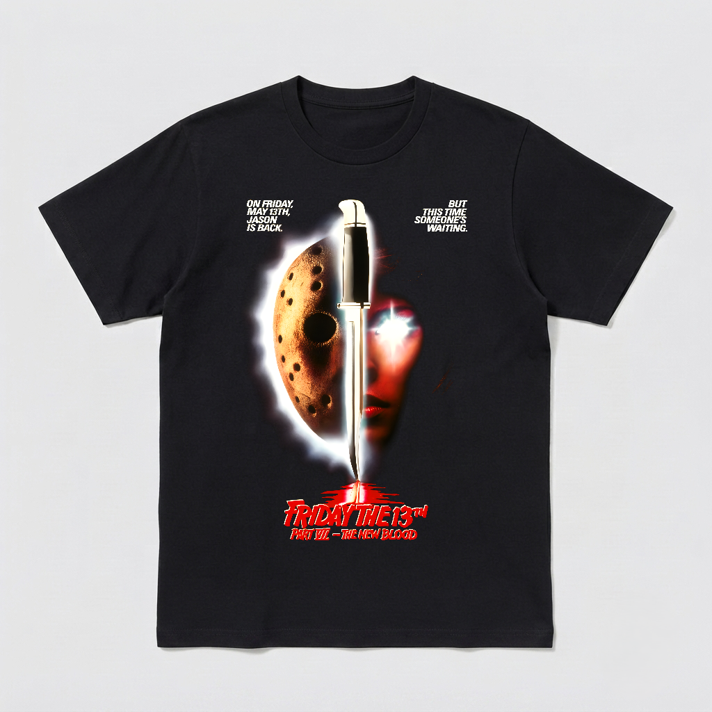 Friday The 13th Part VII The New Blood Horror Movie T-Shirt Black S-3XL-TH82016