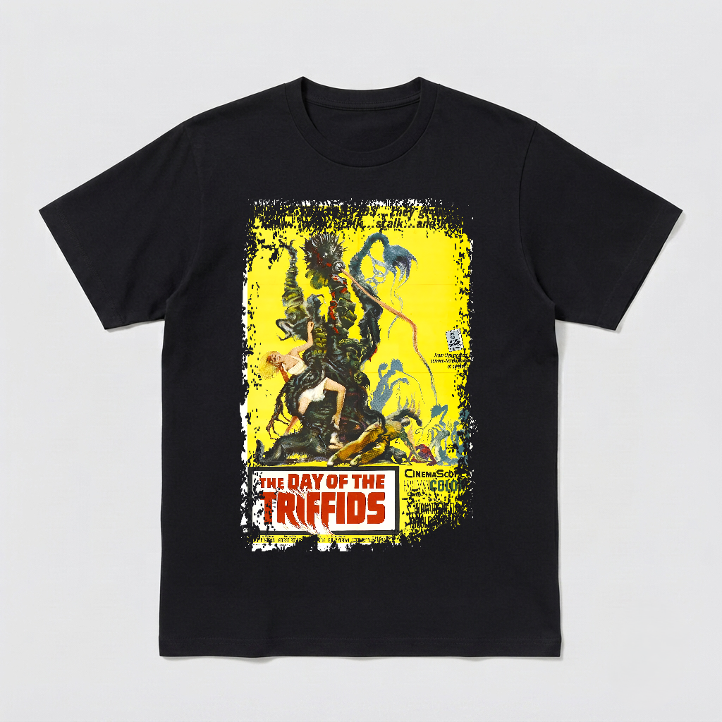 The Day of the Triffids (1963) - Movie Poster inspired Unisex Black Shirt