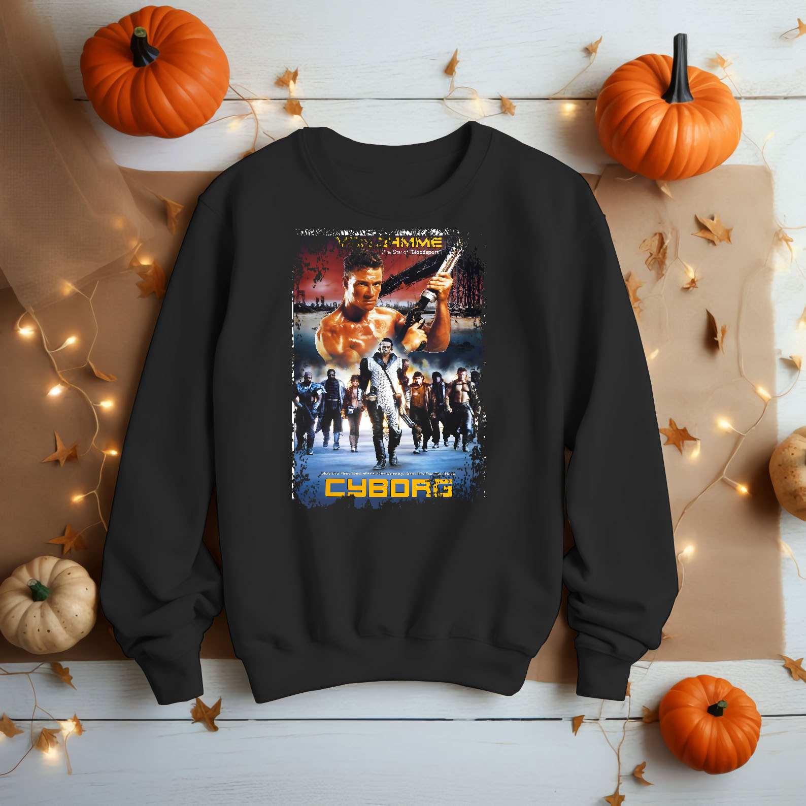 Cyborg - Movie Poster Inspired Unisex Black Shirt