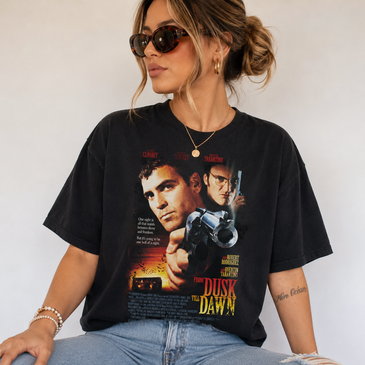 From Dusk Till Dawn - Movie Poster Inspired Unisex Black Shirt