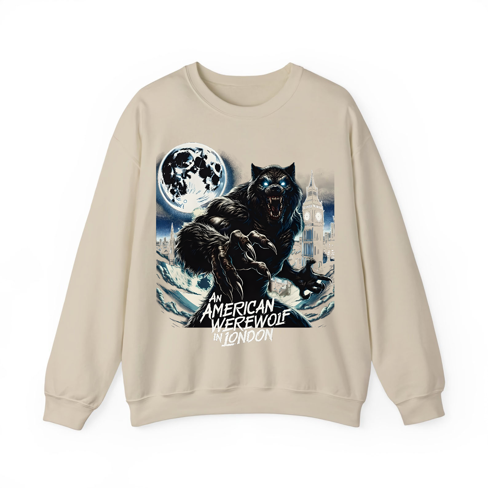 An American Werewolf In London T Shirt - 80's Horror Classic Retro Tee - New-TH82086