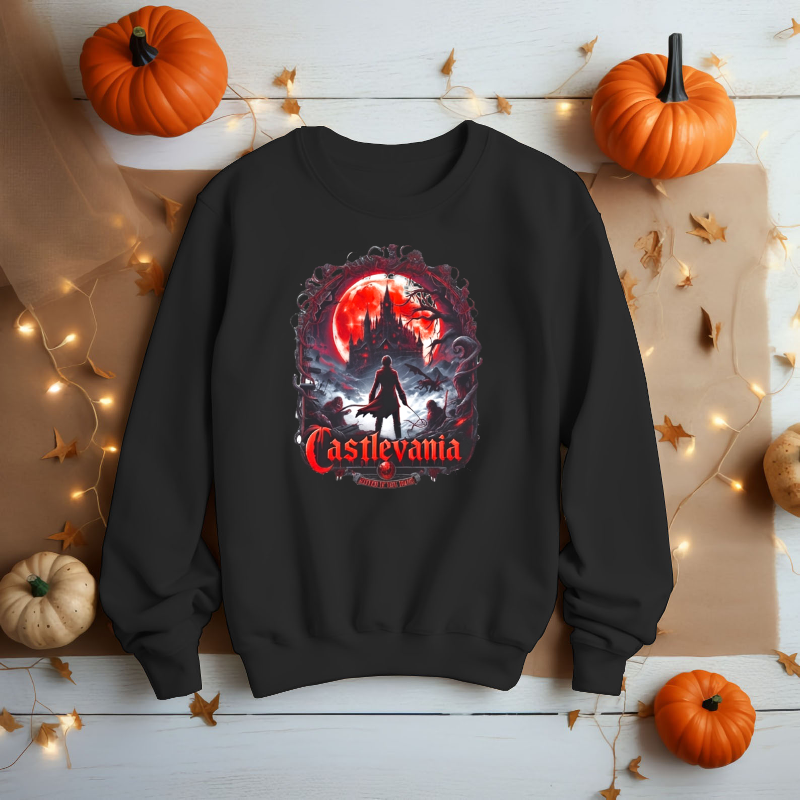 Castlevania Retro Vampire Hunter Gaming Tee Unisex Softstyle Shirt, Gamer