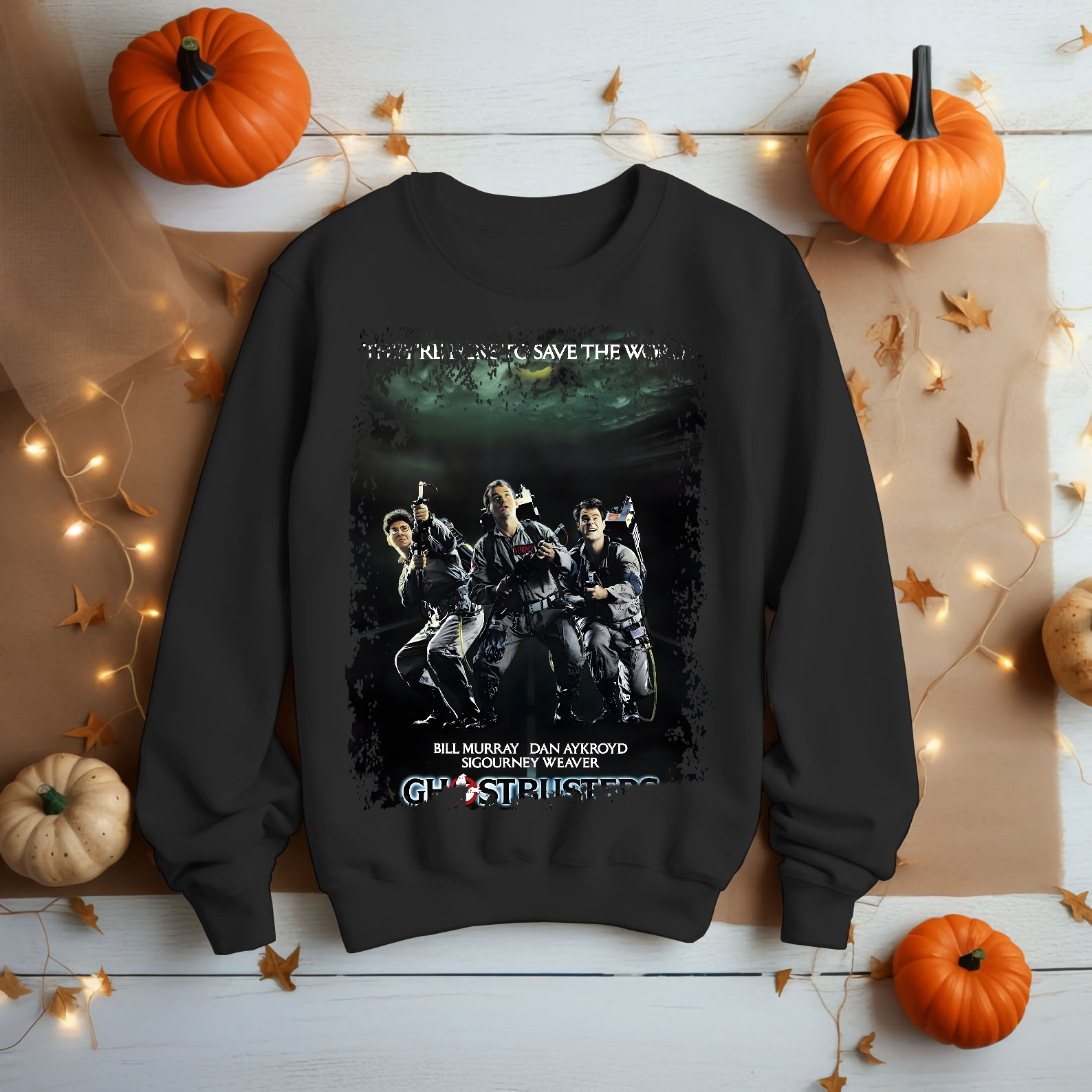 Ghostbusters - Movie Poster Inspired Unisex Black T-Shirt - HQ