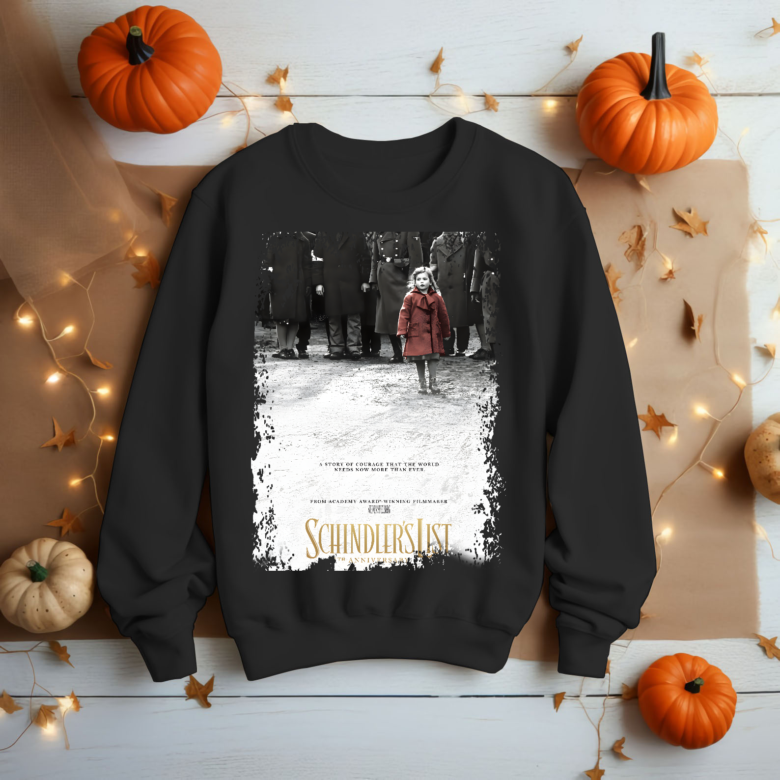 Schindlers List - Movie Poster Inspired Unisex Black Shirt