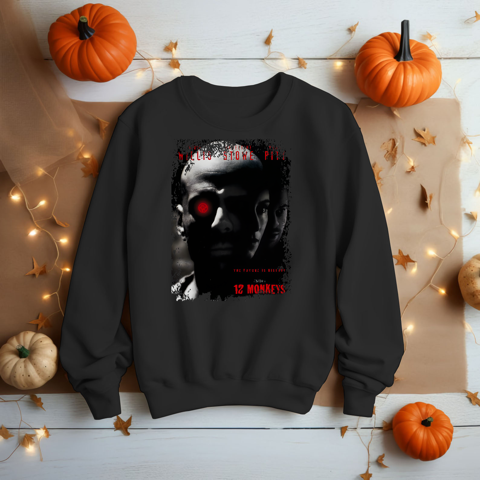 12 Monkeys - Movie Poster Inspired Unisex Black Shirt