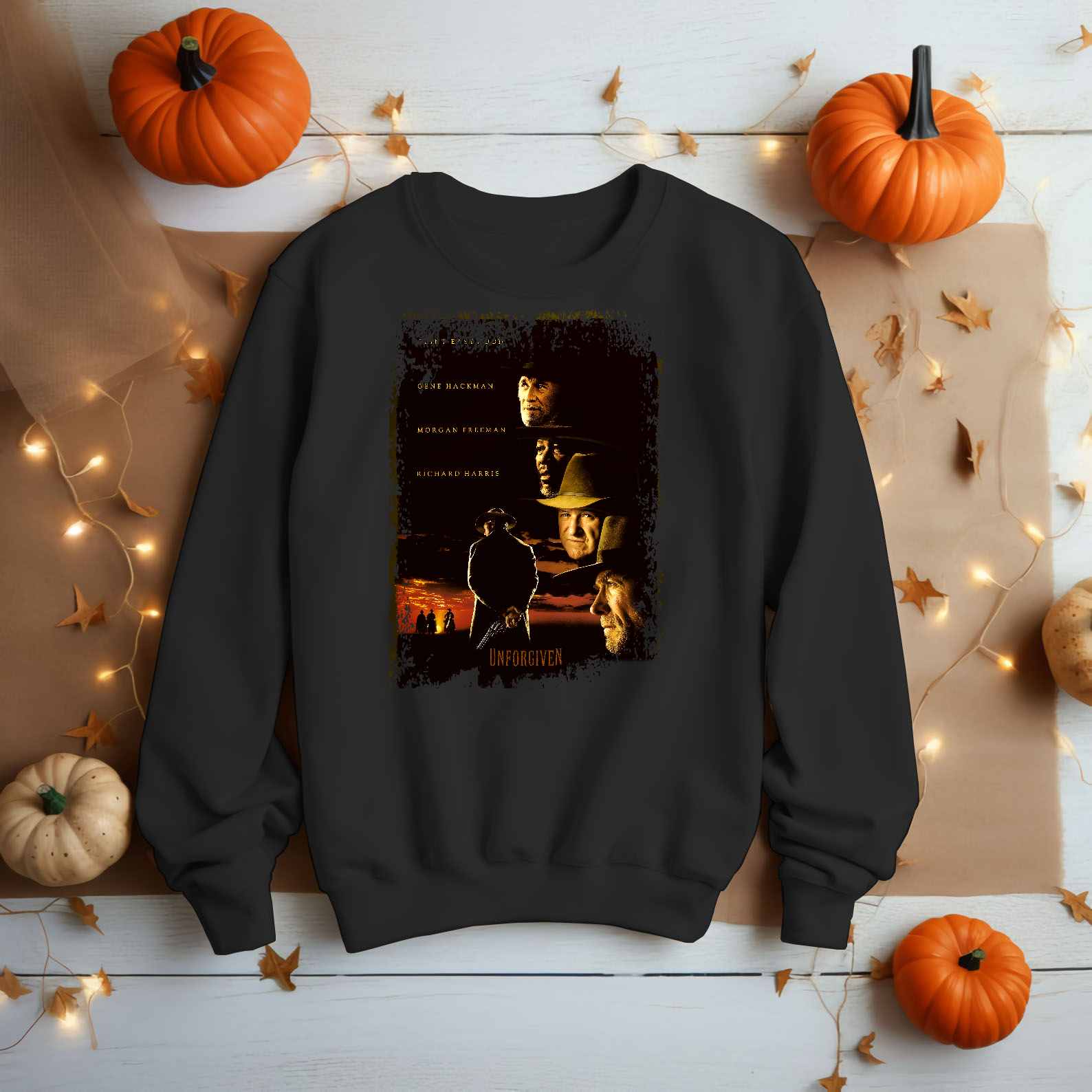 Unforgiven - Movie Poster Inspired Unisex Black Shirt